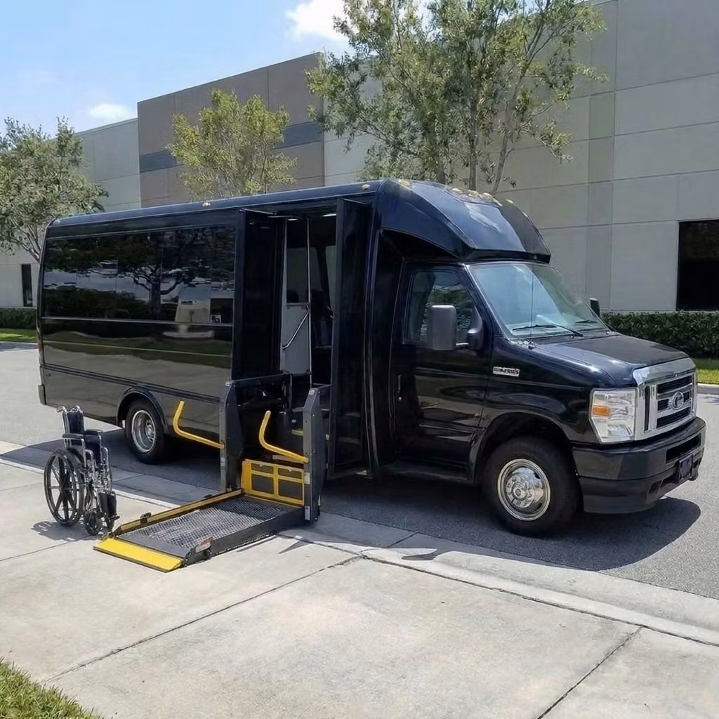 bell gardens 18 passenger minibus wheelchair lift