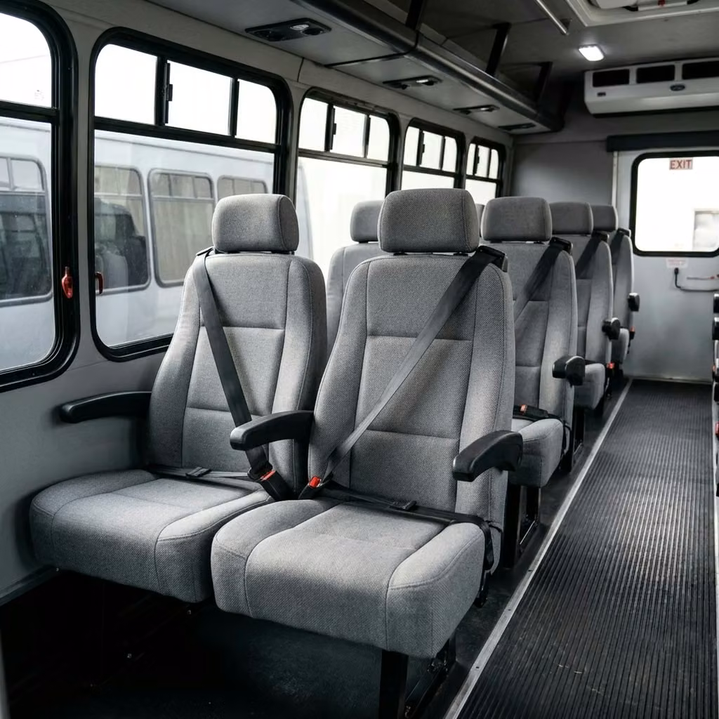 bell gardens 35 passenger minibus reclining seats