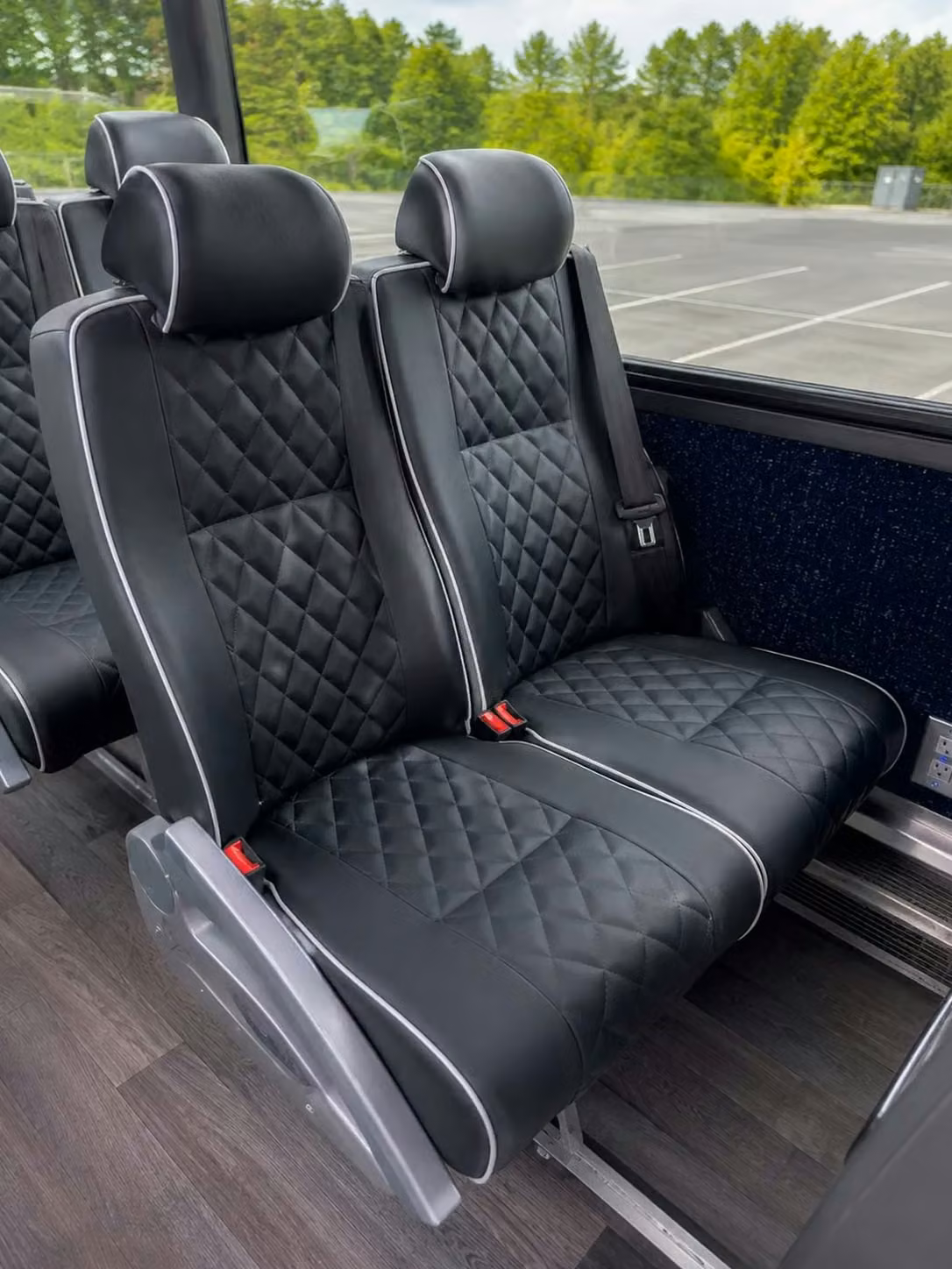 bell gardens 56 passenger charter bus reclining seats