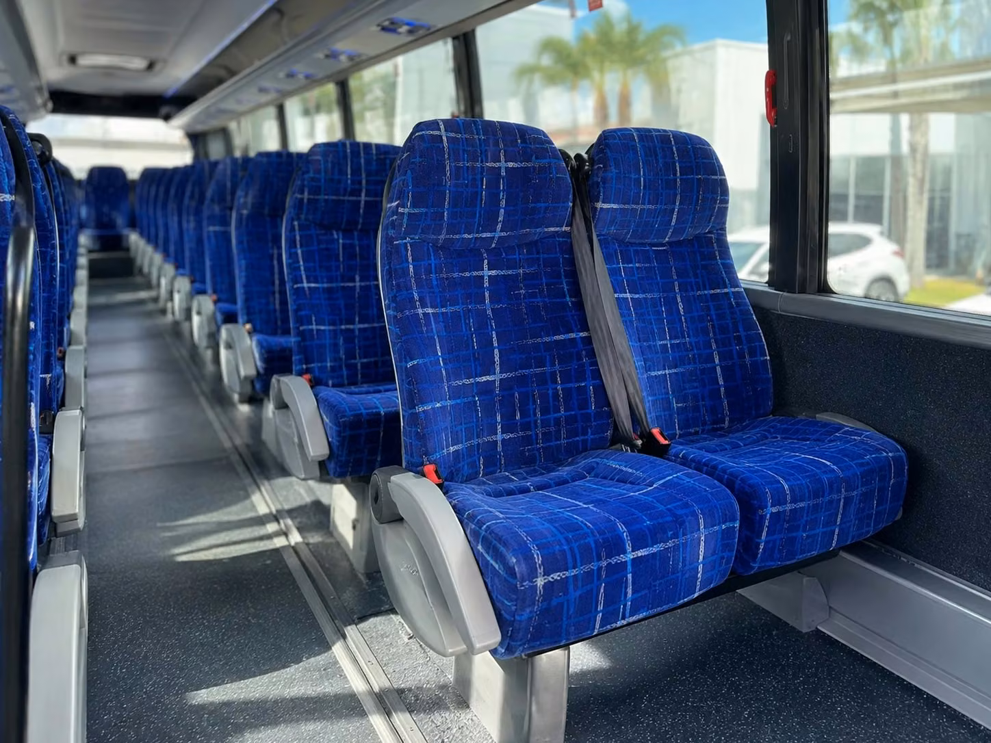 bell gardens charter bus interior 2