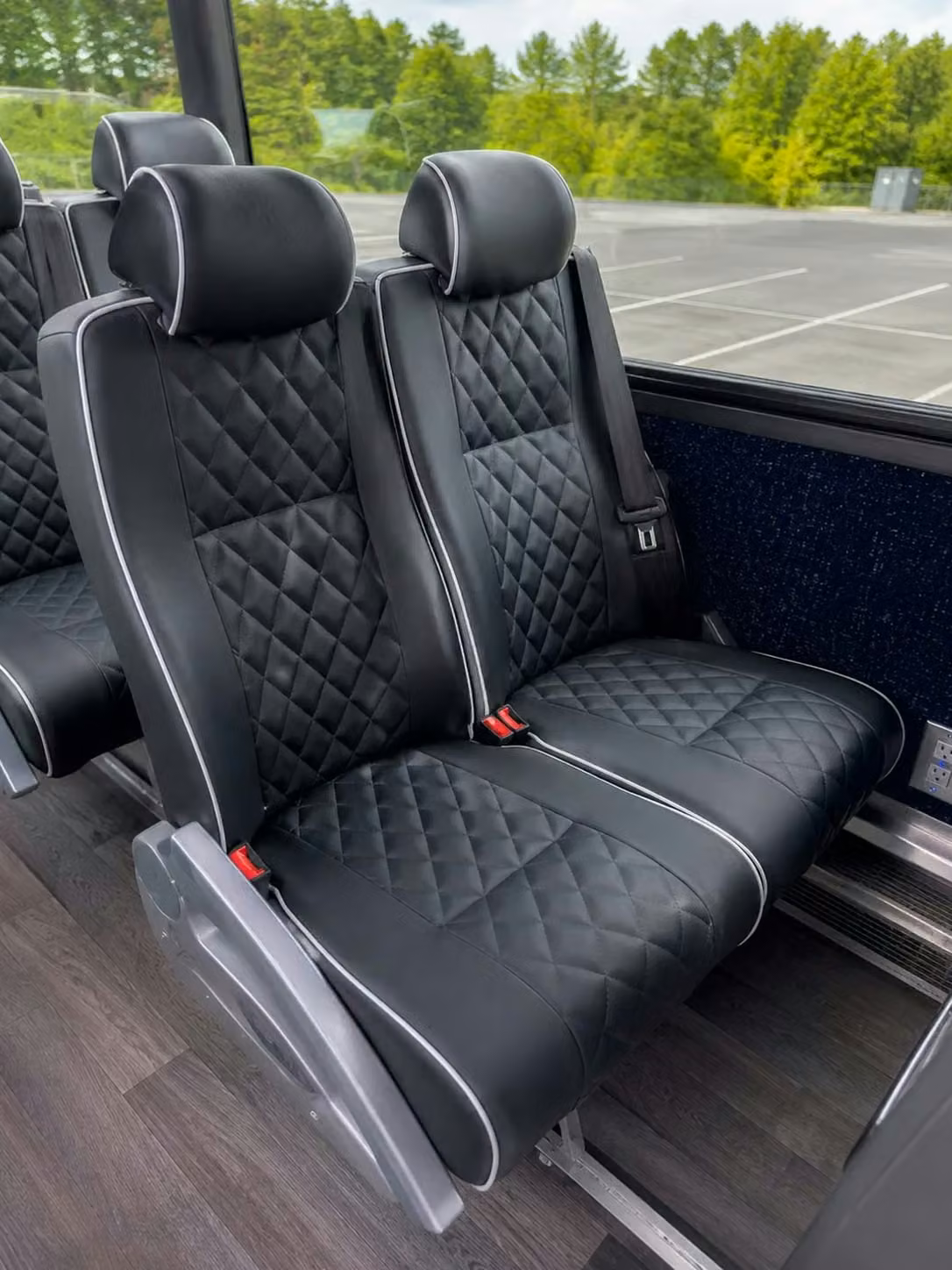 bell gardens charter bus reclining seats