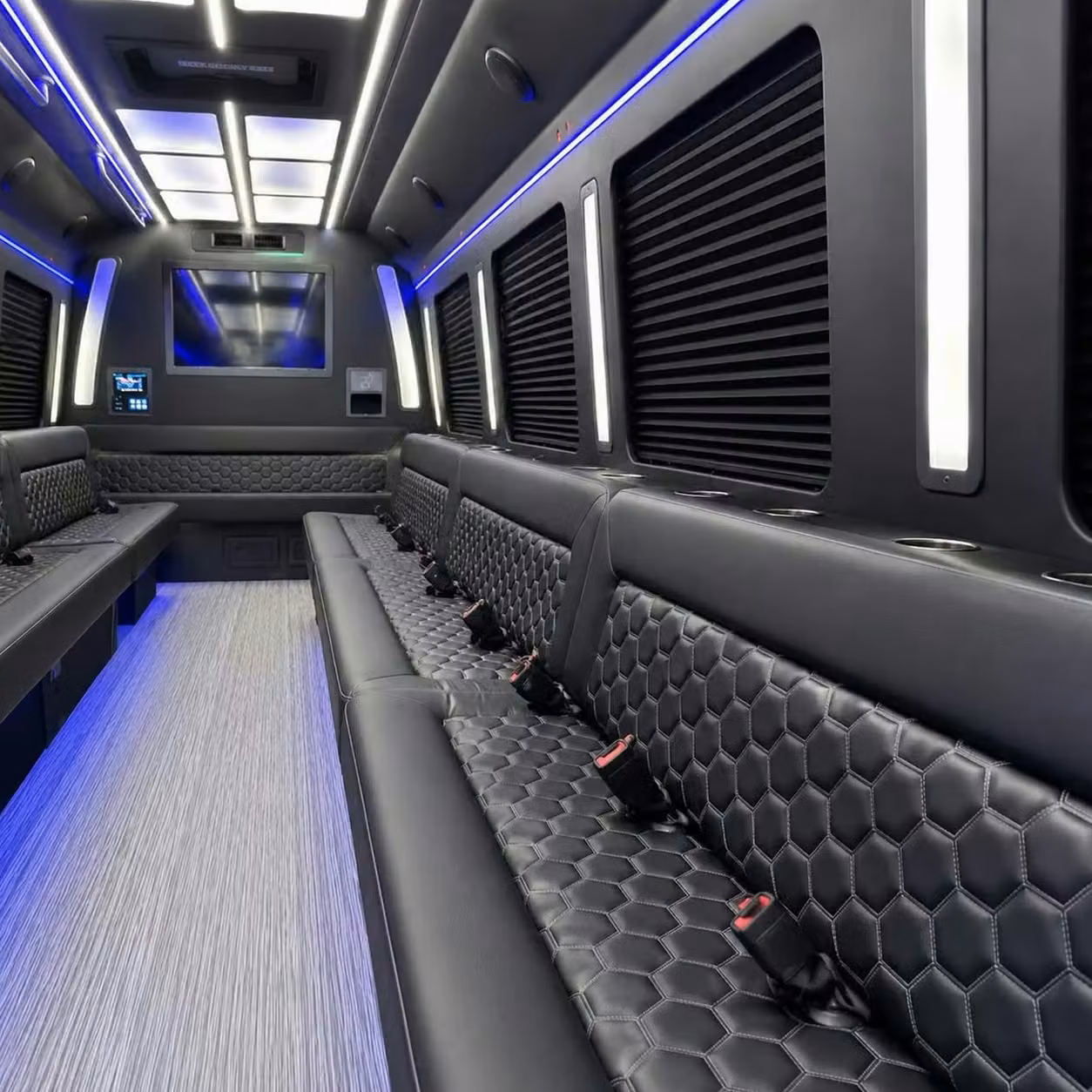 bell gardens party bus party lighting