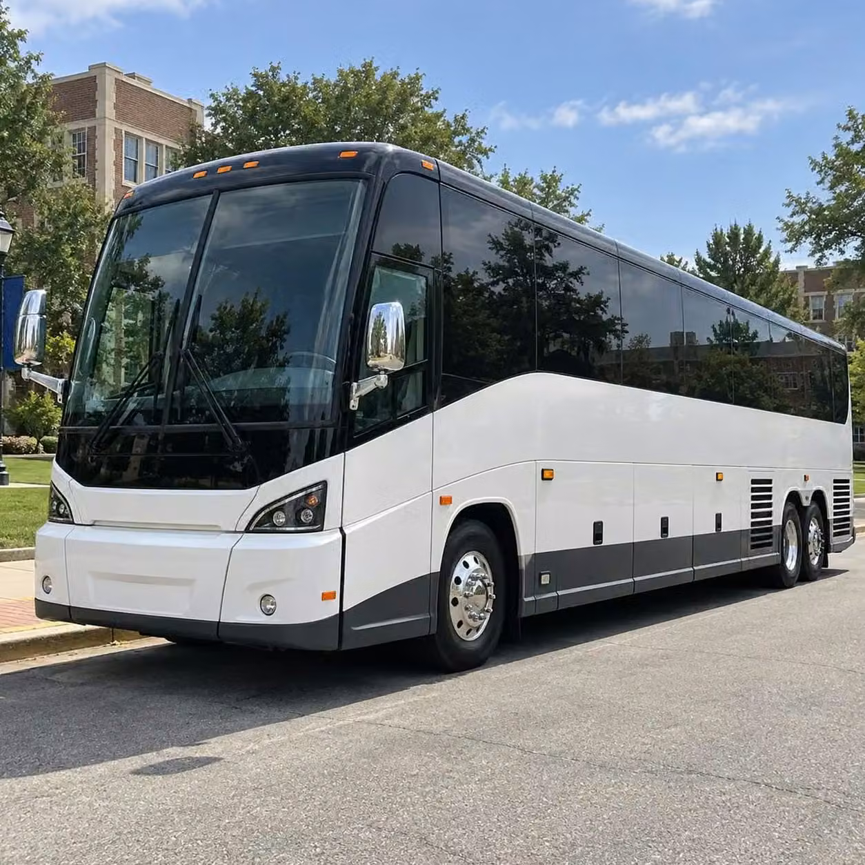 bell gardens sports charter buses with wifi power outlets tvs and restrooms