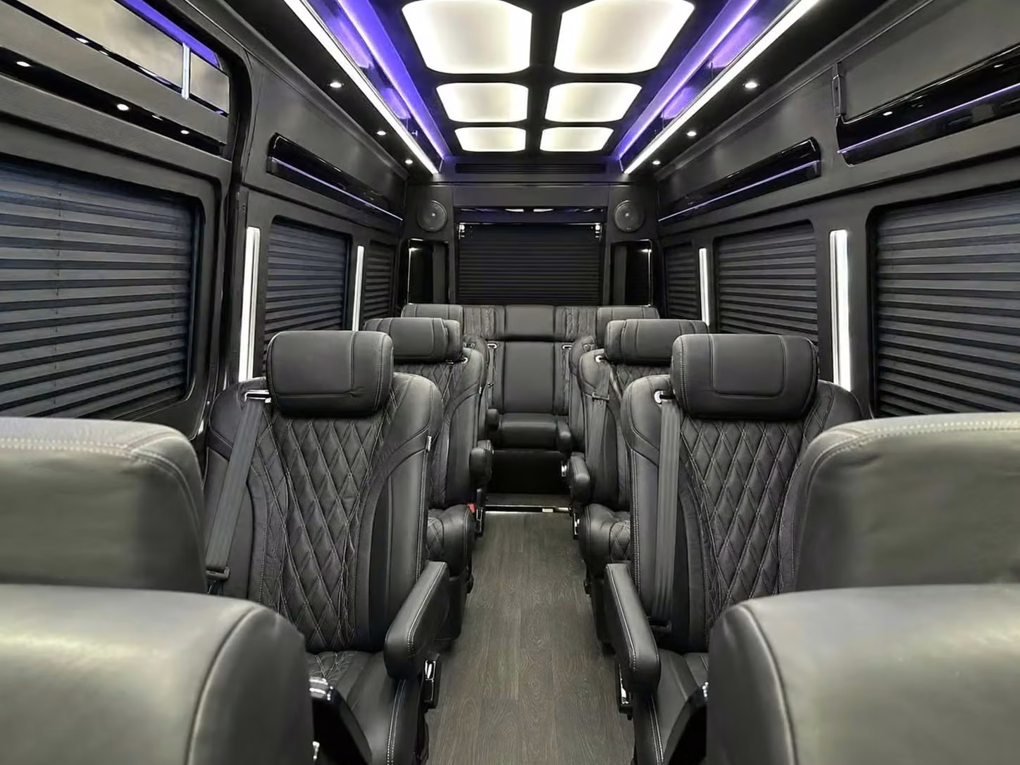 bell gardens sprinter van rental with driver reclining seats