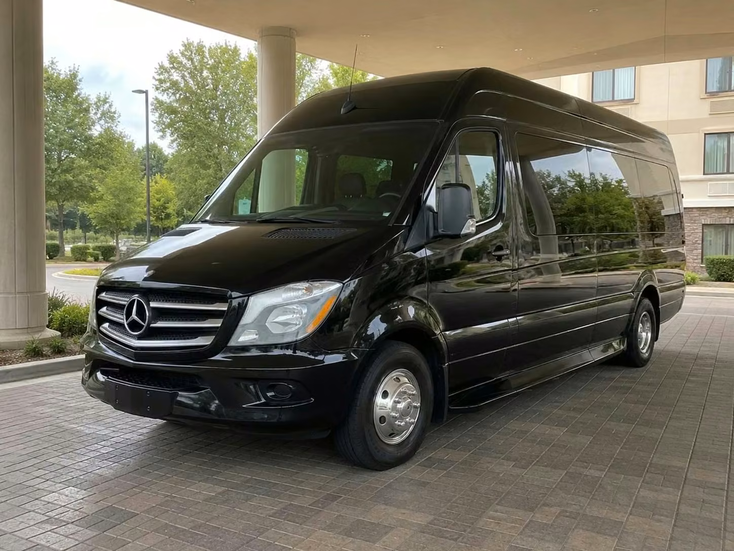 bell gardens sprinter van rental with driver tinted windows
