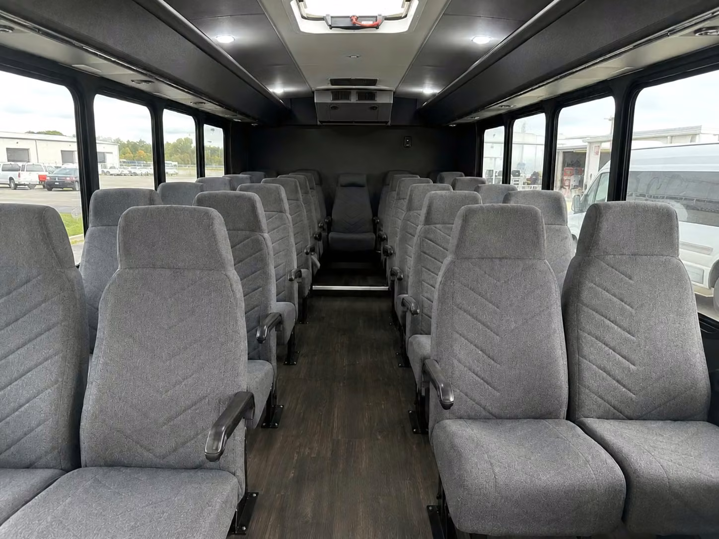 15 passenger minibus interior