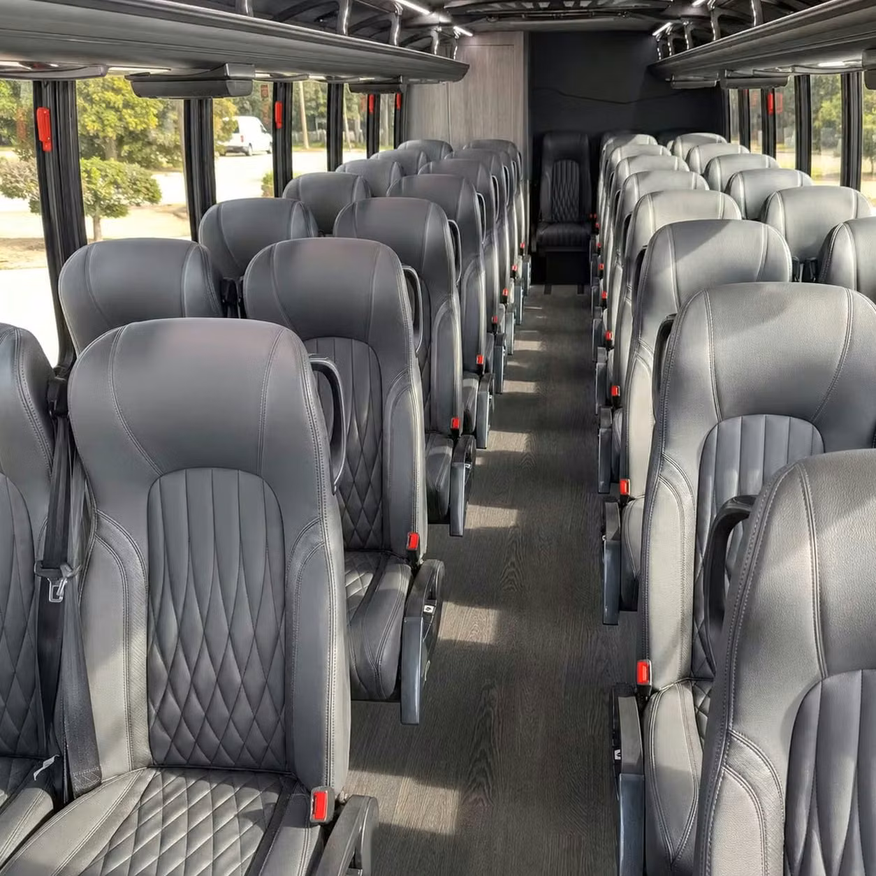 28 passenger minibus interior